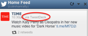 The people at Time Magazine like to use Tweetdeck