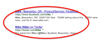 Here's what you'll see when you search for Nike (Part 2)