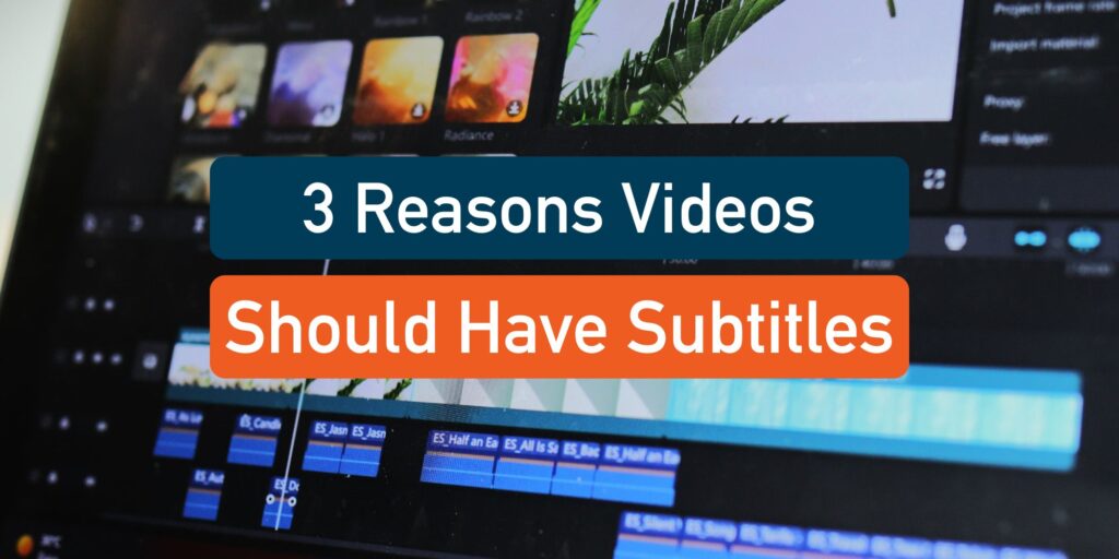 adding subtitles to videos